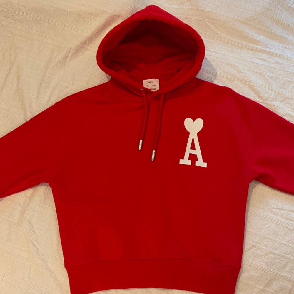 ami print hoodie